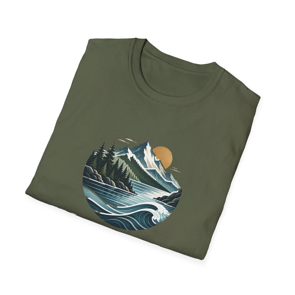 Wildwood & Wharf Mountain Lake Wave Tee