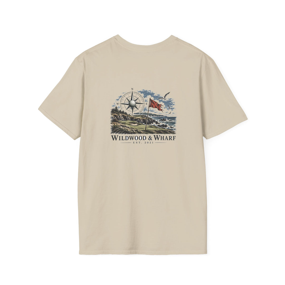 Compass Links Golf Tee