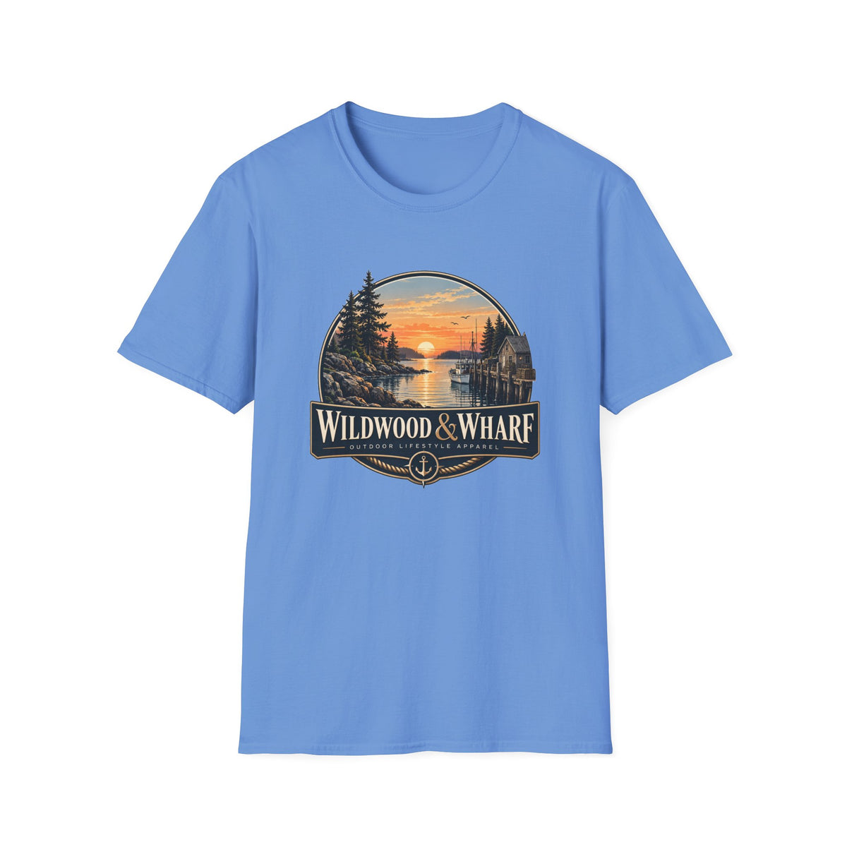 Wildwood & Wharf Harbor Sunset Tee