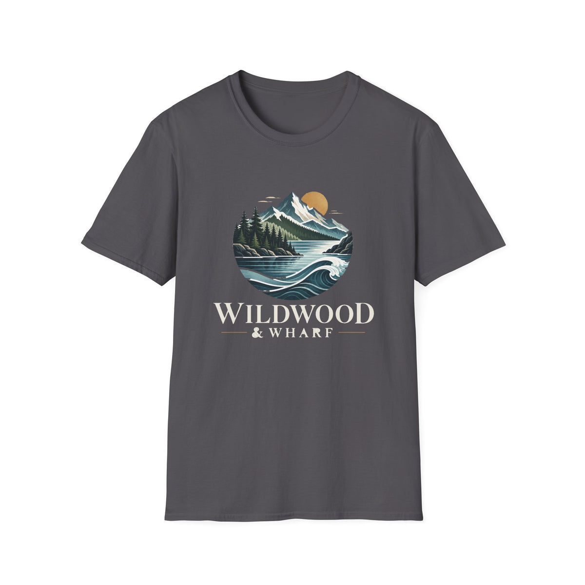 Wildwood & Wharf Mountain Lake Wave Tee
