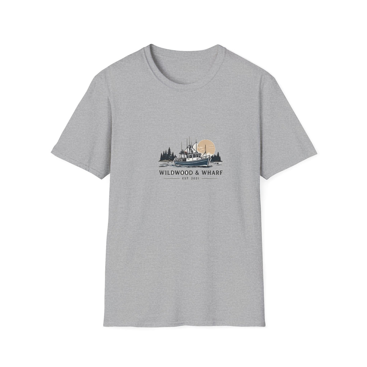 Wildwood & Wharf Fishing Boat Tee