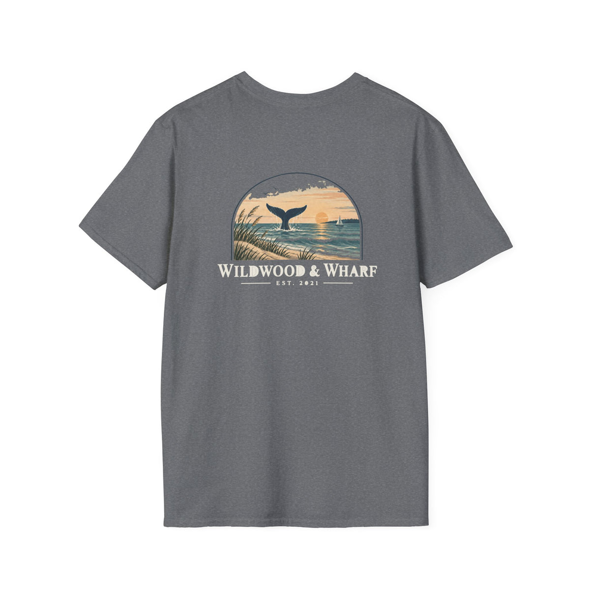 Wildwood & Wharf Whale Tail Tee