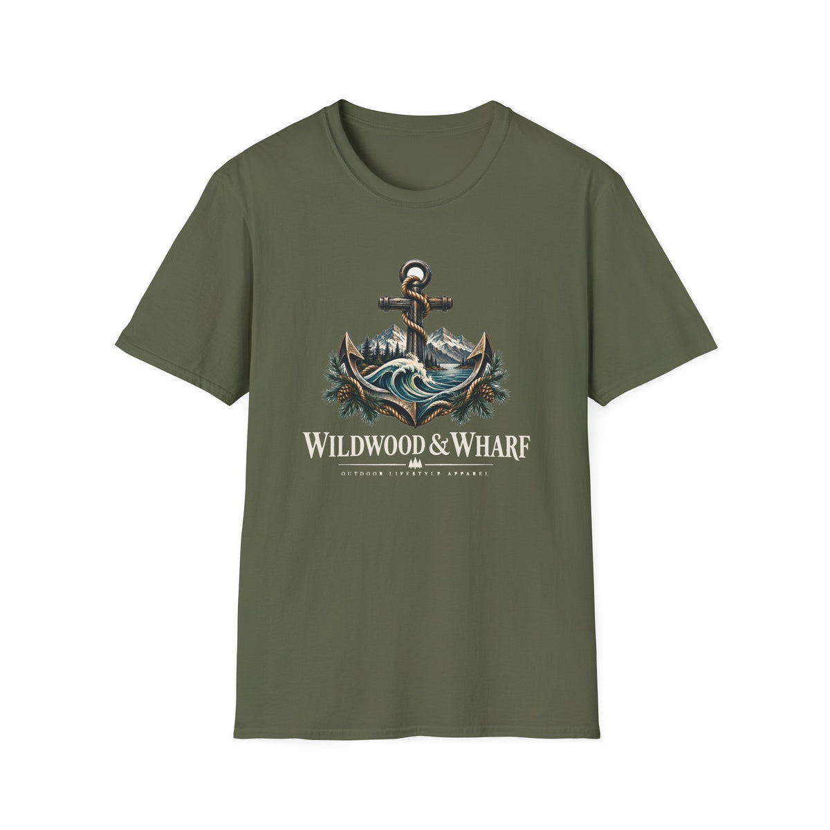 Wildwood & Wharf Anchor Tee