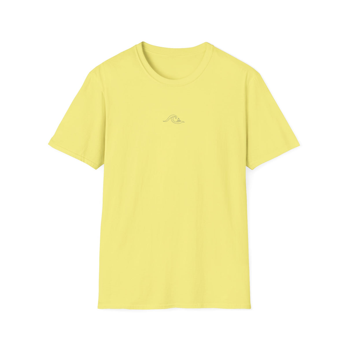 Single-Line Wave Tee - Unisex