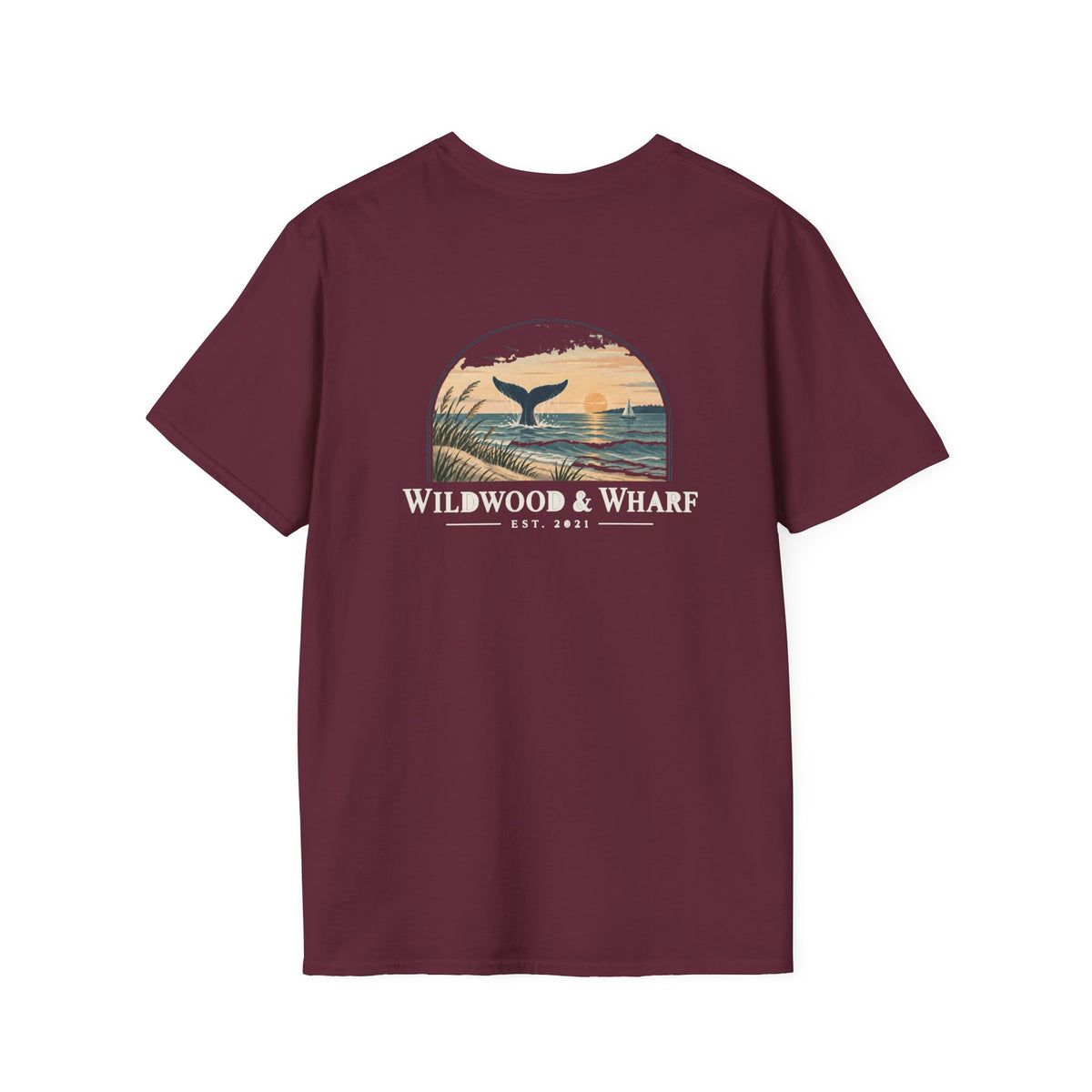 Wildwood & Wharf Whale Tail Tee