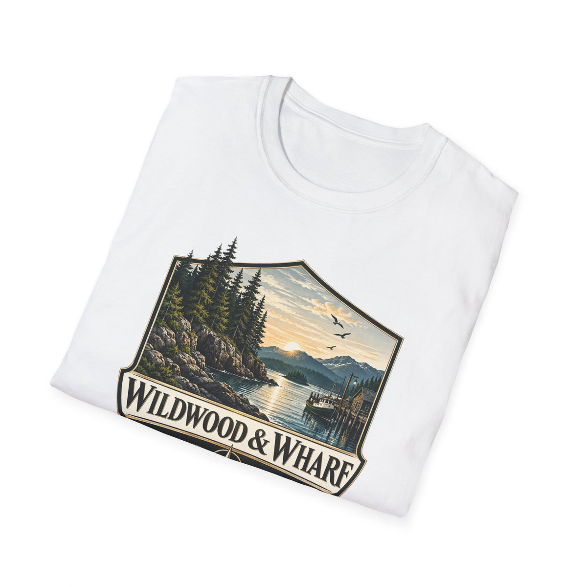 Wildwood & Wharf Harbor Shield Tee