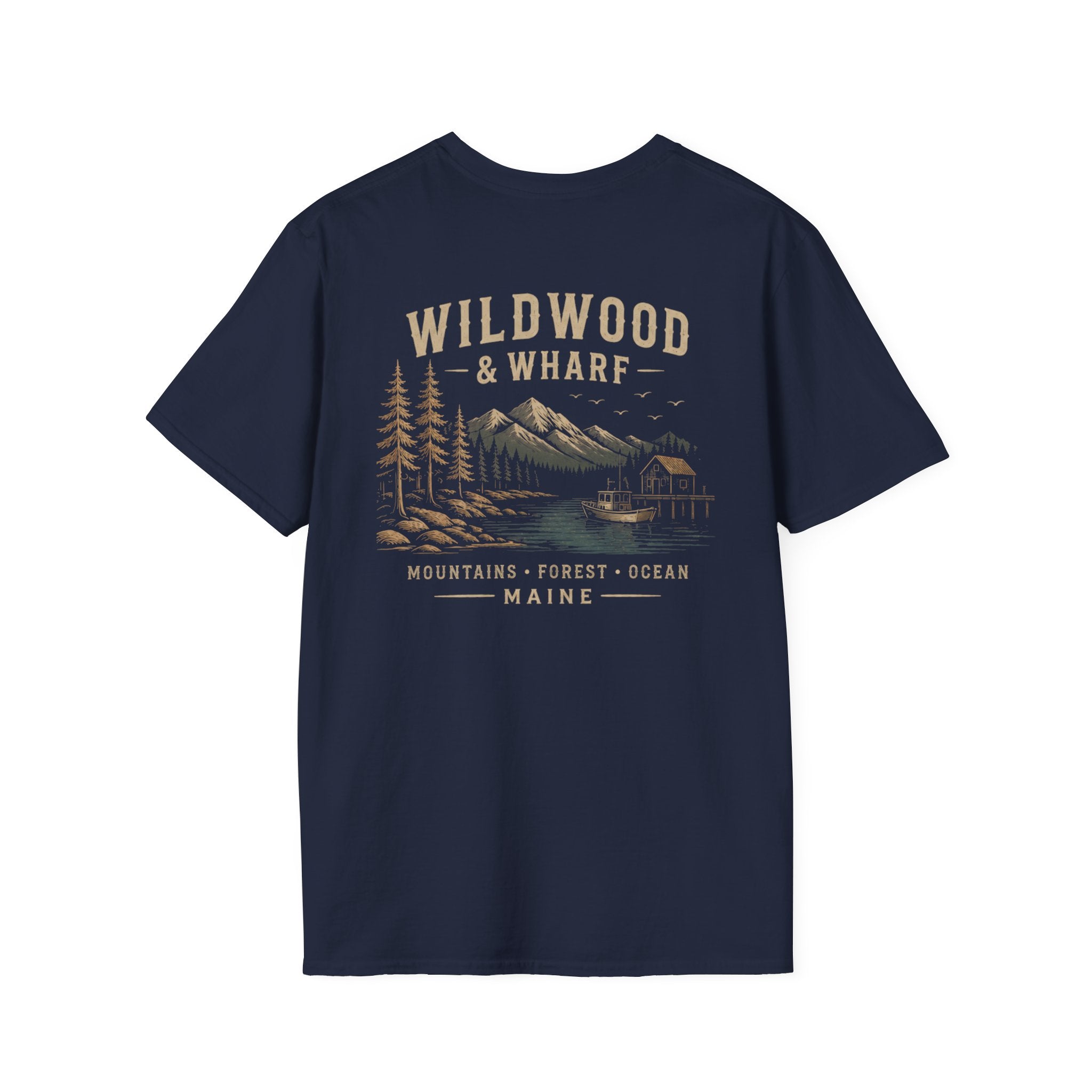 Wildwood & Wharf Logo T-Shirt — Mountains|Forest|Ocean