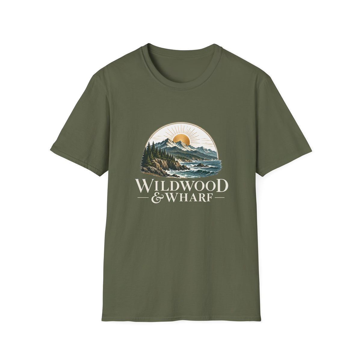 Wildwood & Wharf Mountain Sun Tee