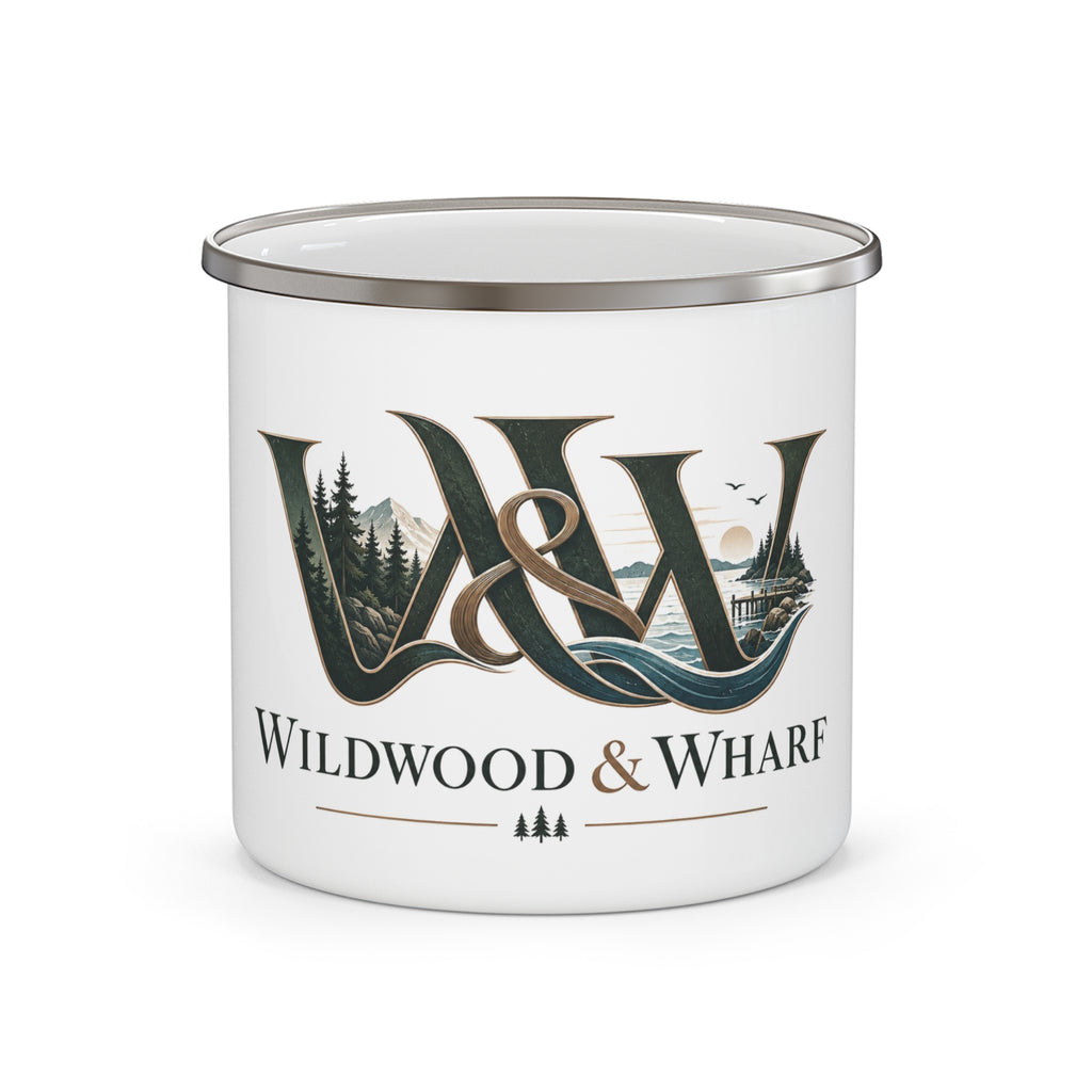 Wildwood & Wharf WW Script Wave Camp Mug