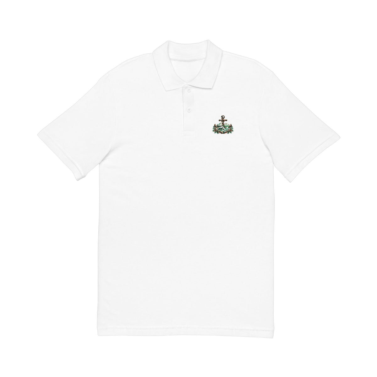 Wildwood & Wharf Anchor Logo Polo