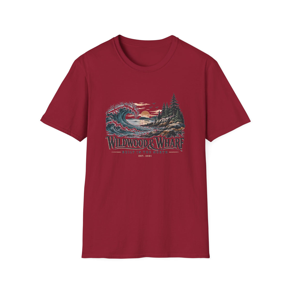 Wildwood & Wharf Tide Wave Tee