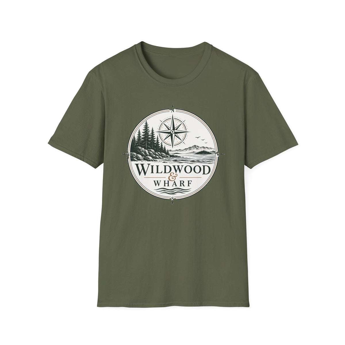 Wildwood & Wharf Compass Tee